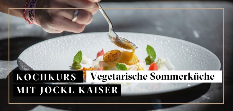 Grafik Gericht vegetarische Sommerküche Kochkurs Jockl Kaiser