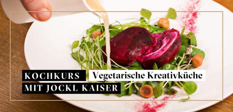 Grafik Gericht vegetarische Kreativküche Kochkurs Jockl Kaiser